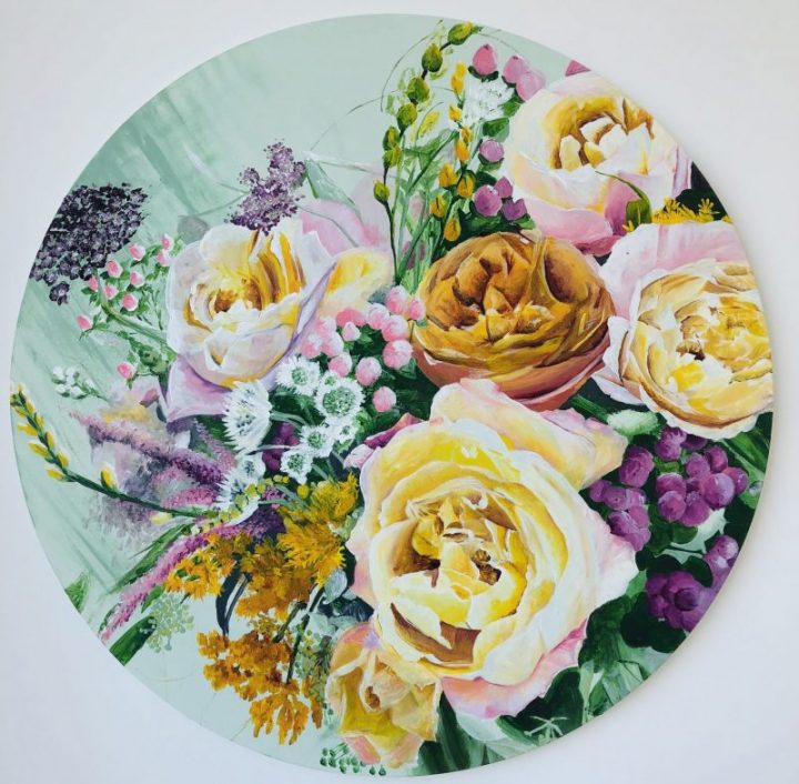 peonies Tiger Woman